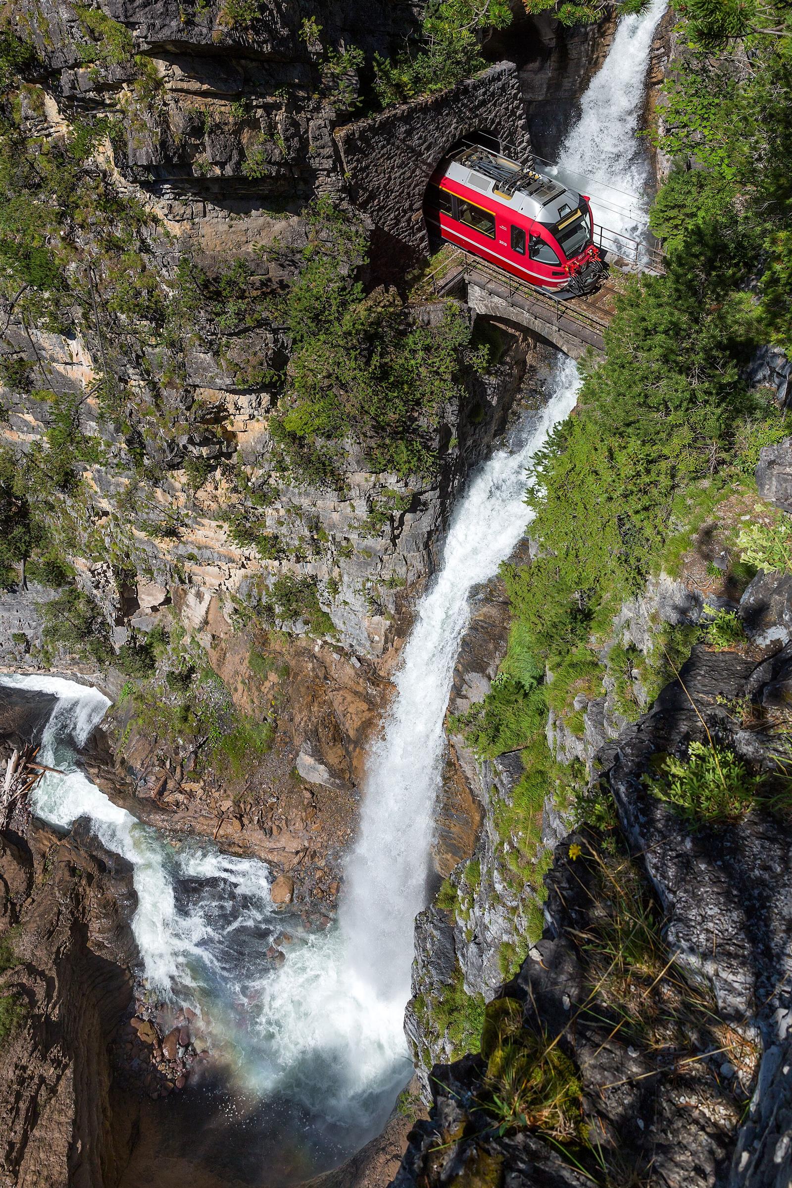 Foto: Zügenschlucht und Bärentritt, zwischen Davos Monstein und Davos Wiesen