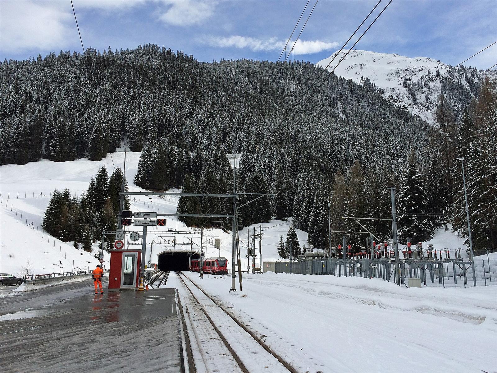 Foto: Vereinatunnel, Klosters Selfranga – Sagliains