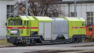 Foto der RhB Xm 2/4 274 02 „Lösch- und Rettungsfahrzeug“