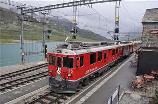 Foto der RhB ABe 4/4 III 55