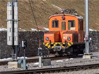 Foto der RhB Ge 2/2 162 „Bernina-Esel“