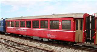 Foto der RhB B 2212 „FFA-Umbauwagen mit Sickendach“