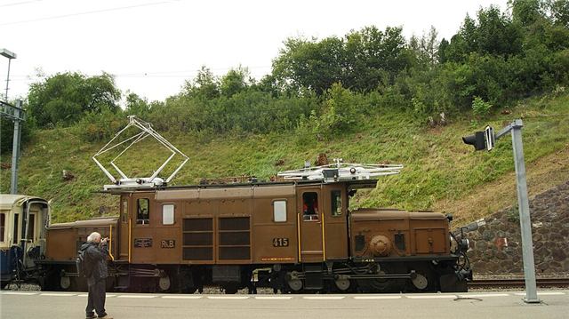 Foto der RhB Ge 6/6 I 415 „Rhätisches Krokodil“
