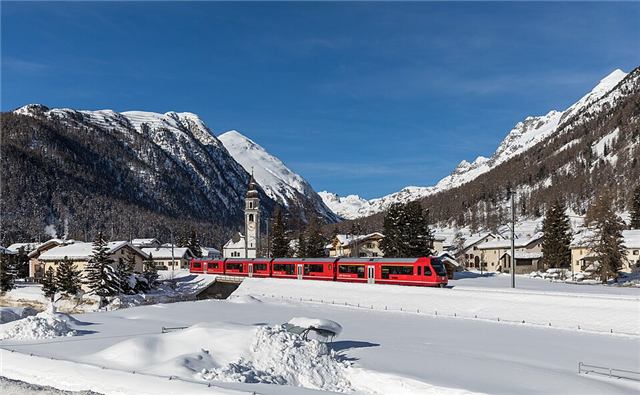 Foto der RhB ABe 4/16 3112 „Capricorn“