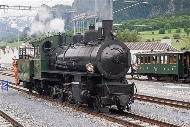 Foto der RhB G 4/5 107 „Albula“