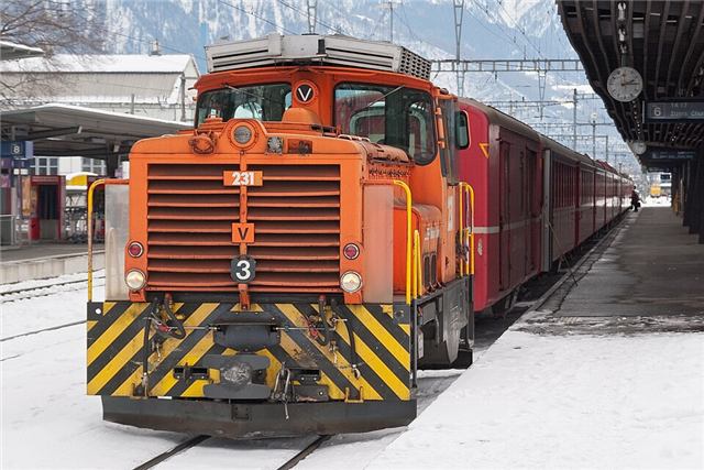 Foto der RhB Gm 3/3 231