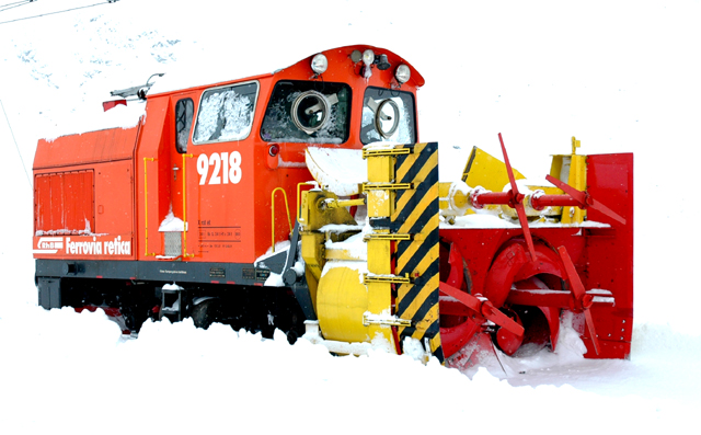 Foto der RhB Xrot et 9218