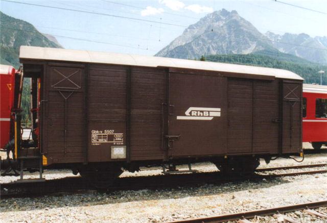 Foto der RhB K 5342 
